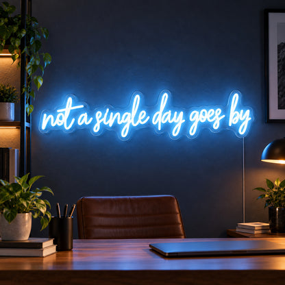 Not a Single Day Goes By LED Neon Sign Dimmable Wall Light - Shineneon