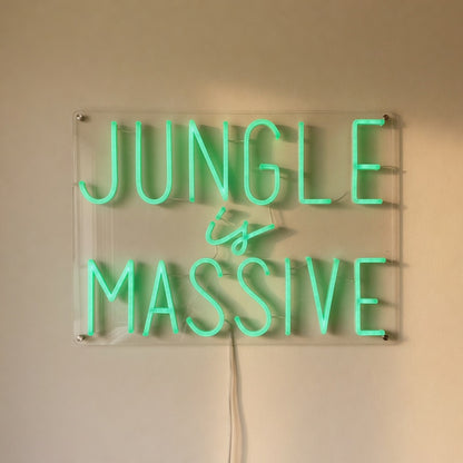 Jungle Is Massive LED Neon Sign Dimmable Wall Light - Shineneon