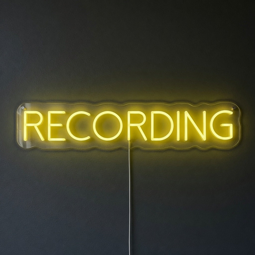Recording LED Neon Sign - Shineneon