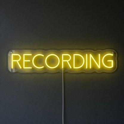 Recording LED Neon Sign - Shineneon