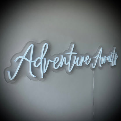 Adventure Awaits LED Neon Sign Dimmable Wall Light - Shineneon