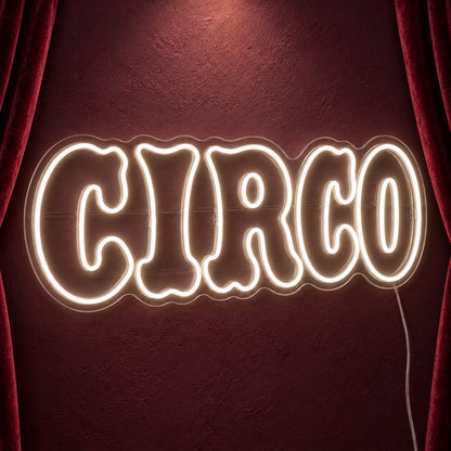 Circo Portuguese Circus LED Neon Sign, Dimmable Wall Light - Shineneon