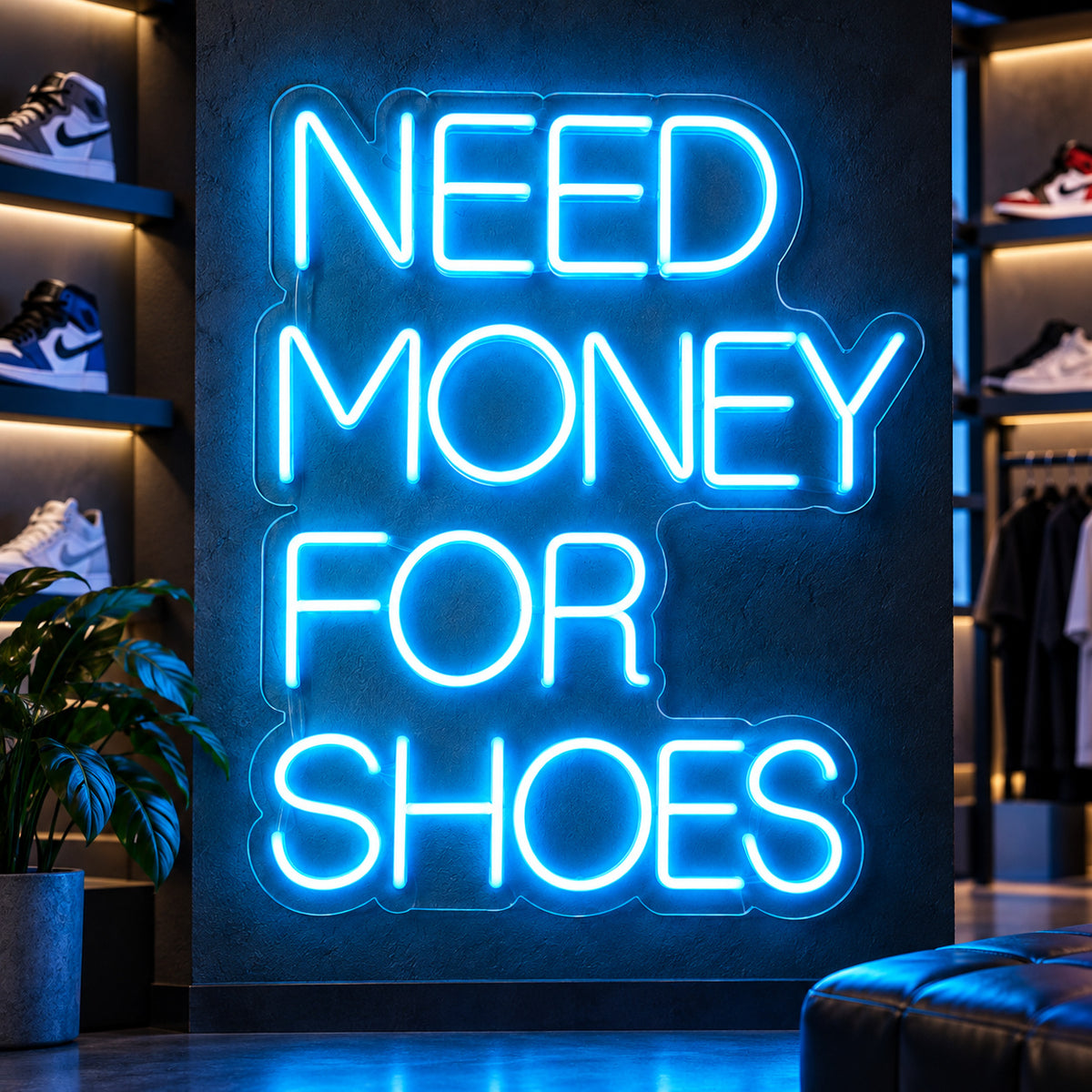 Need Money For Shoes LED Neon Signs - Shineneon