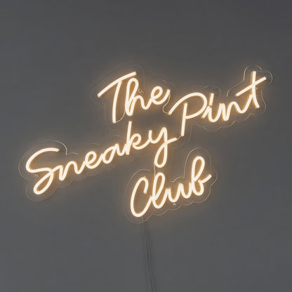 The Sneaky Pint Club LED Neon Sign for Bar - Shineneon