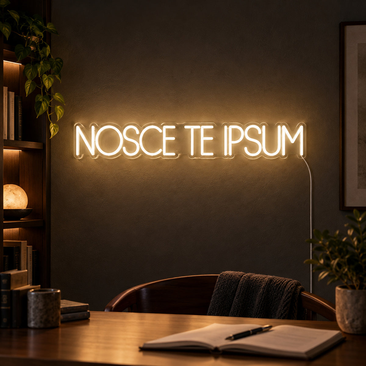 Nosce Te Ipsum Know Thyself Neon Sign Wall Neon Signs - Shineneon