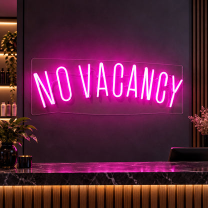 No Vacancy LED Neon Sign for Salon Light Up Business Decor Wall Neon Signs - Shineneon