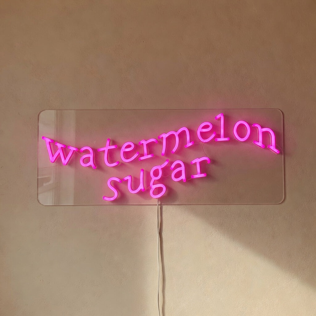 Watermelon Sugar LED Neon Sign Dimmable Wall Light - Shineneon