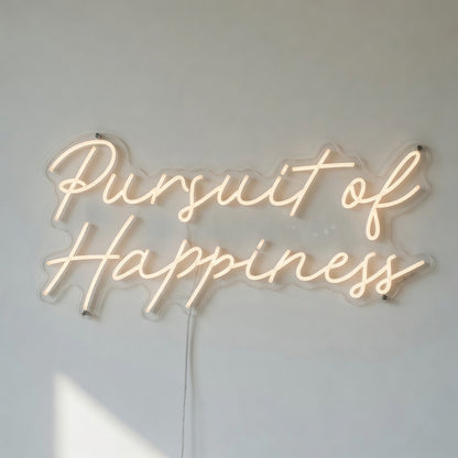 Pursuit of Happiness LED Neon Sign for Wedding - Shineneon