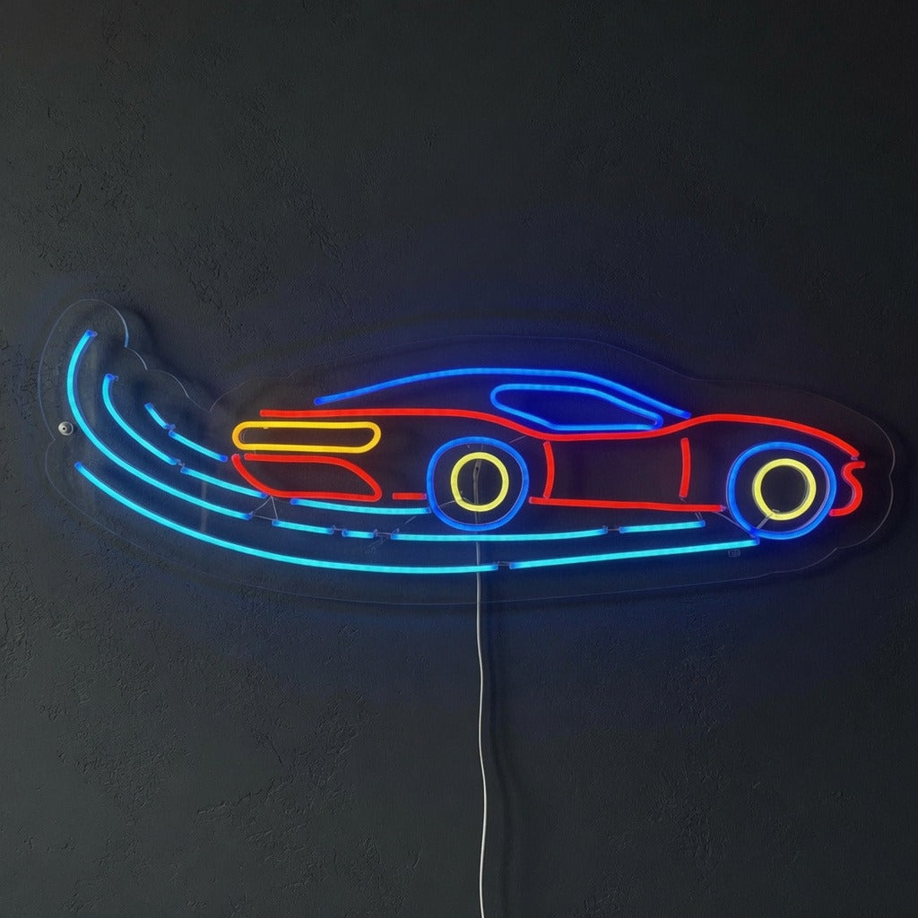 Racing Car LED Neon Sign - Shineneon