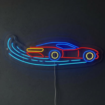 Racing Car LED Neon Sign - Shineneon