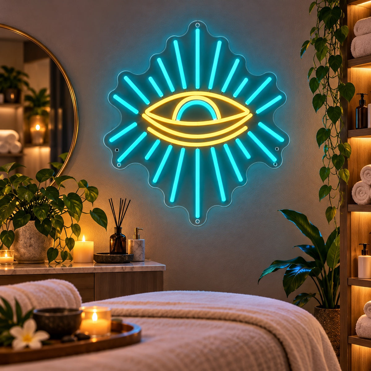 Eye LED Neon Sign for Salon Light Up Business Decor - Shineneon