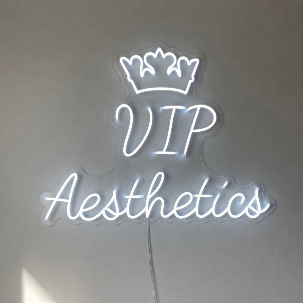 VIP Aesthetics LED Neon Sign for Salon Light Up Business Decor - Shineneon