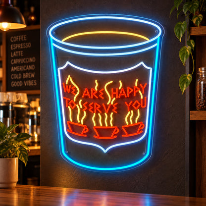 NYC Coffee Cup Neon Sign Wall Neon Signs - Shineneon
