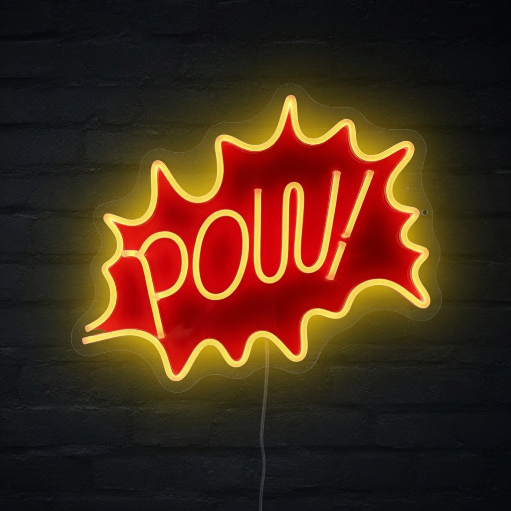 Pow LED Neon Sign Wall Neon Signs - Shineneon