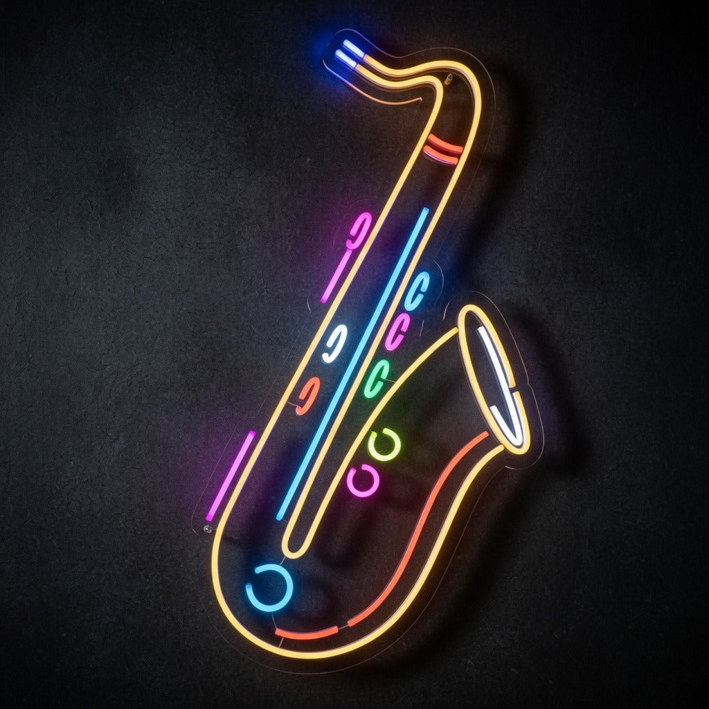 Saxophone LED Neon Sign for Salon - Shineneon