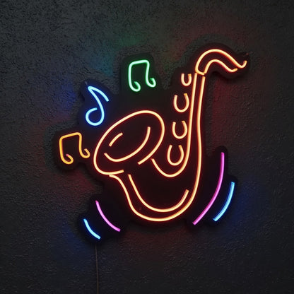 Saxophone LED Neon Sign for Business - Shineneon