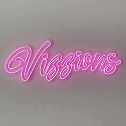 Vizzions LED Neon Sign Dimmable Wall Light - Shineneon