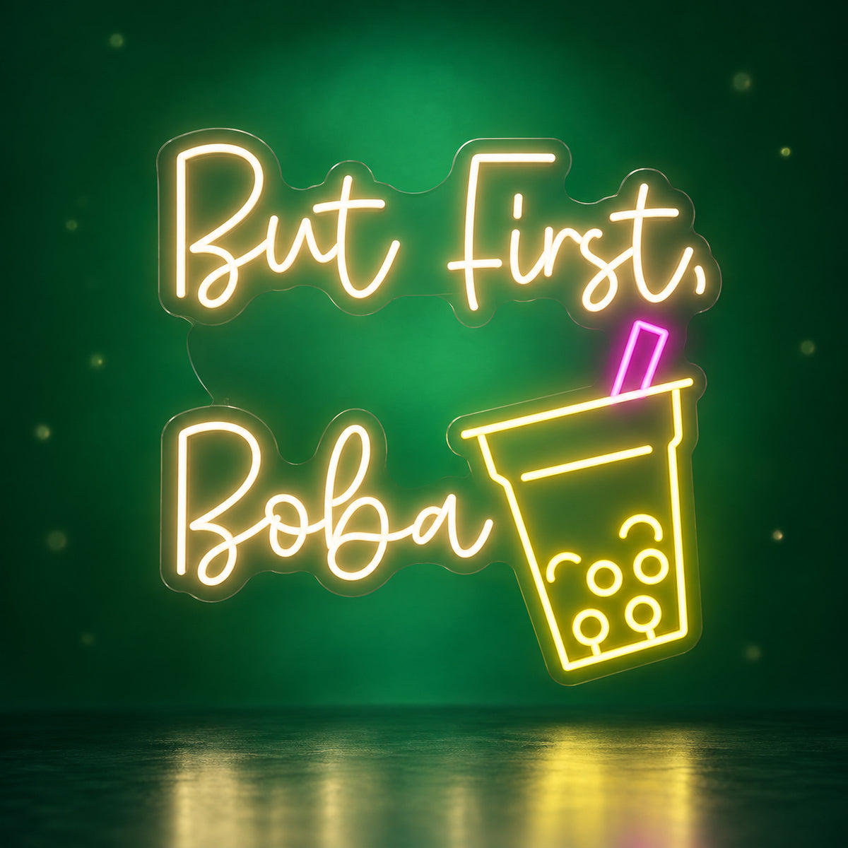 But First Boba Neon Sign - Shineneon