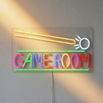 Billiard Game Room LED Neon Sign for Game Room Dimmable Wall Decor - Shineneon