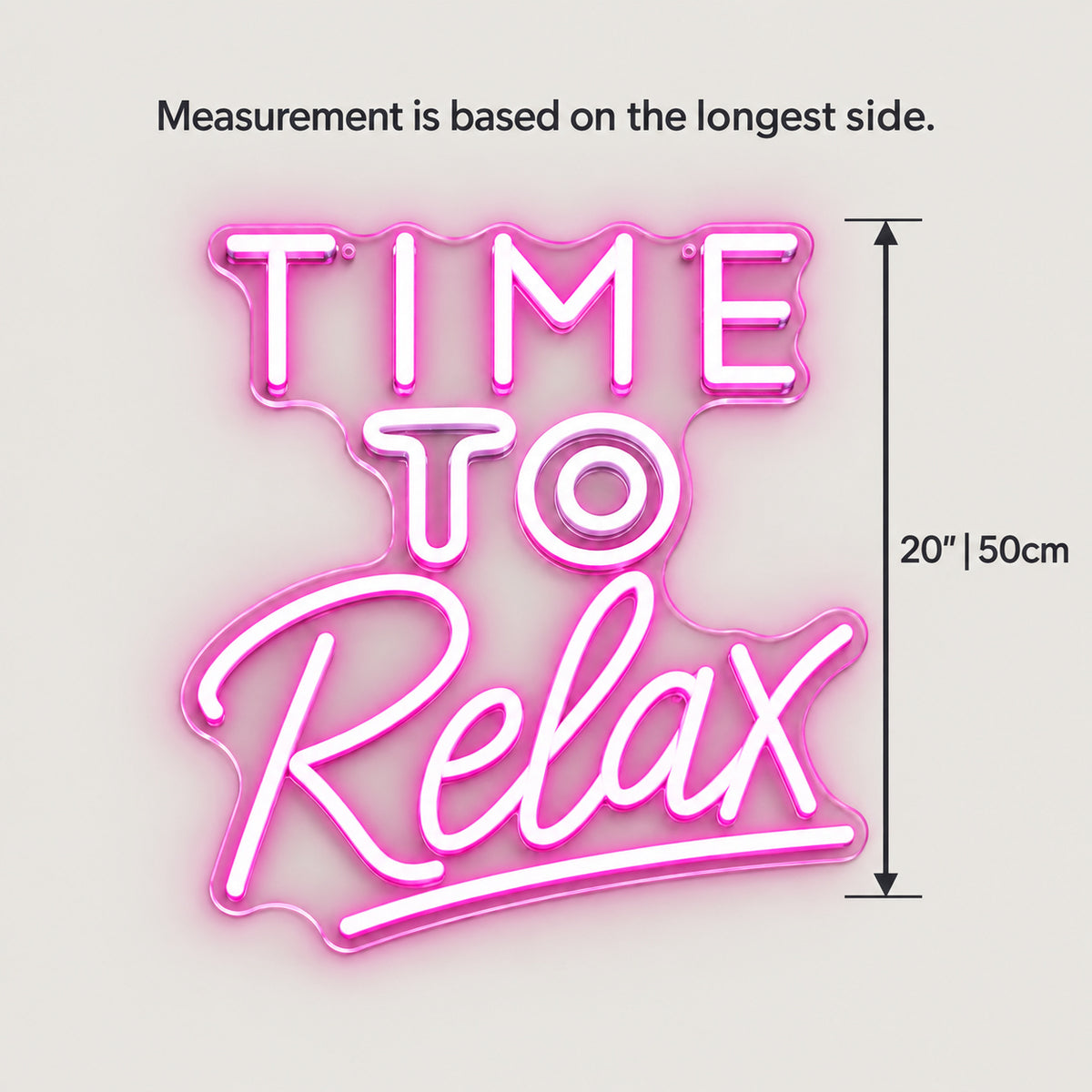 Time to Relax LED Neon Sign Wall Neon Signs - Shineneon