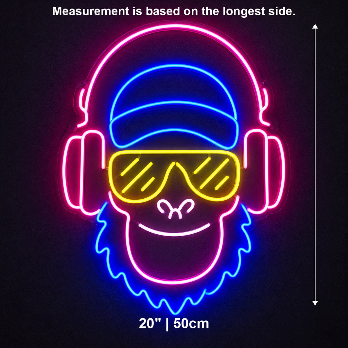 Music Monkey LED Neon Sign Wall Neon Signs - Shineneon