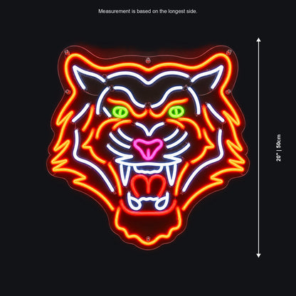 Tiger Head LED Neon Sign Wall Neon Signs - Shineneon