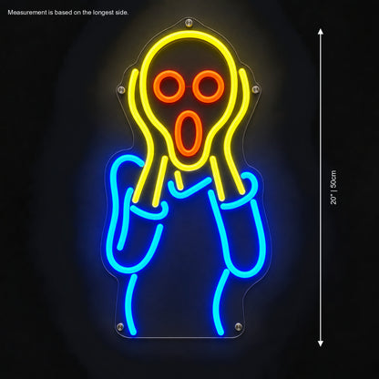 The Scream LED Neon Sign - Shineneon