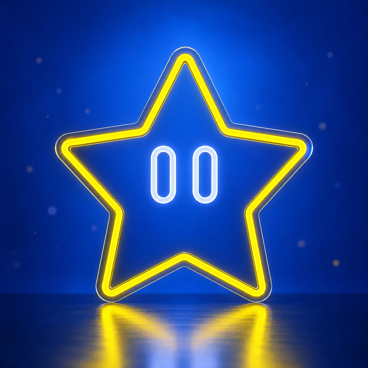 Star LED Neon Sign Double Outline Star - Facebook Ad Image