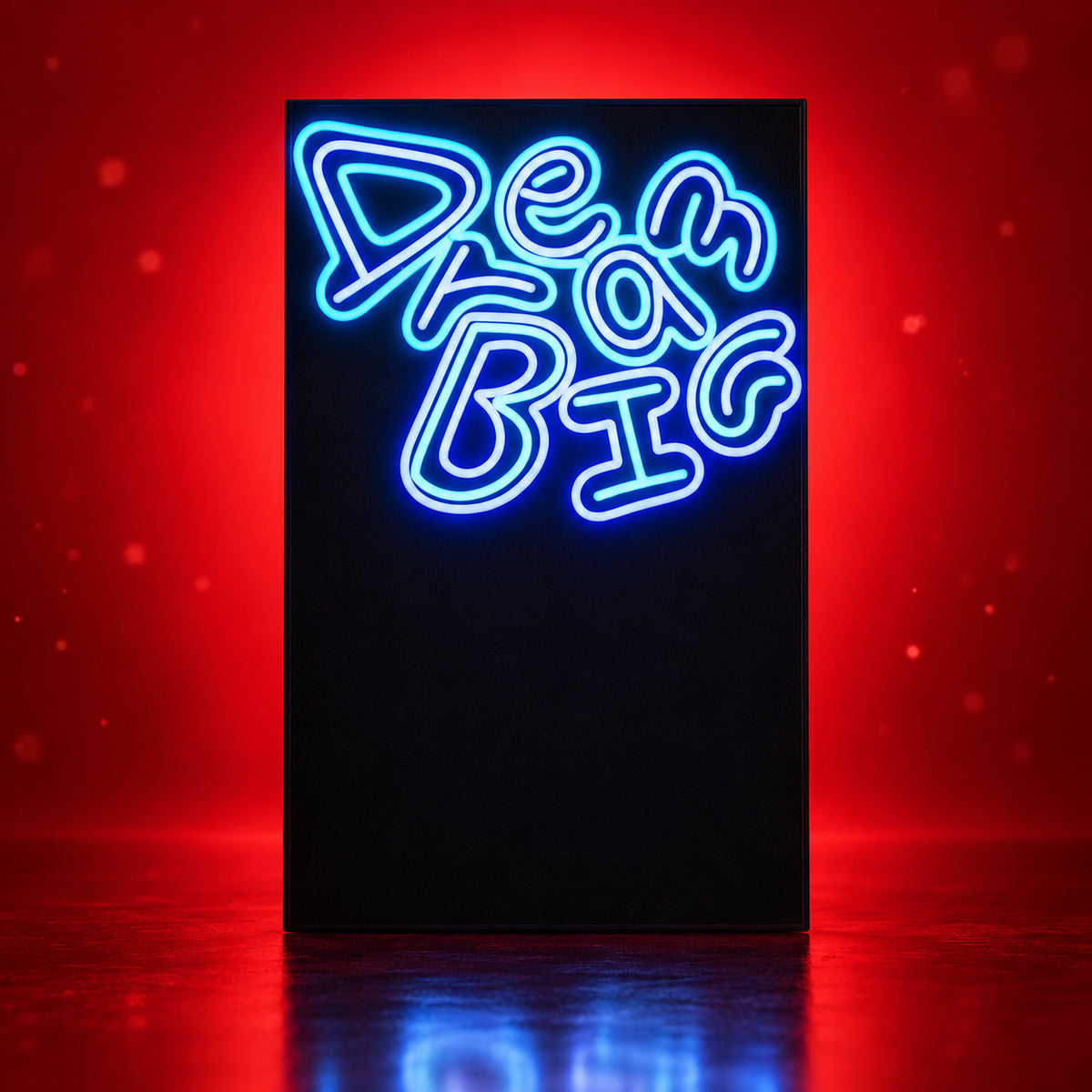 Dream Big LED Neon Sign Gallery Wall Script - Facebook Ad Image