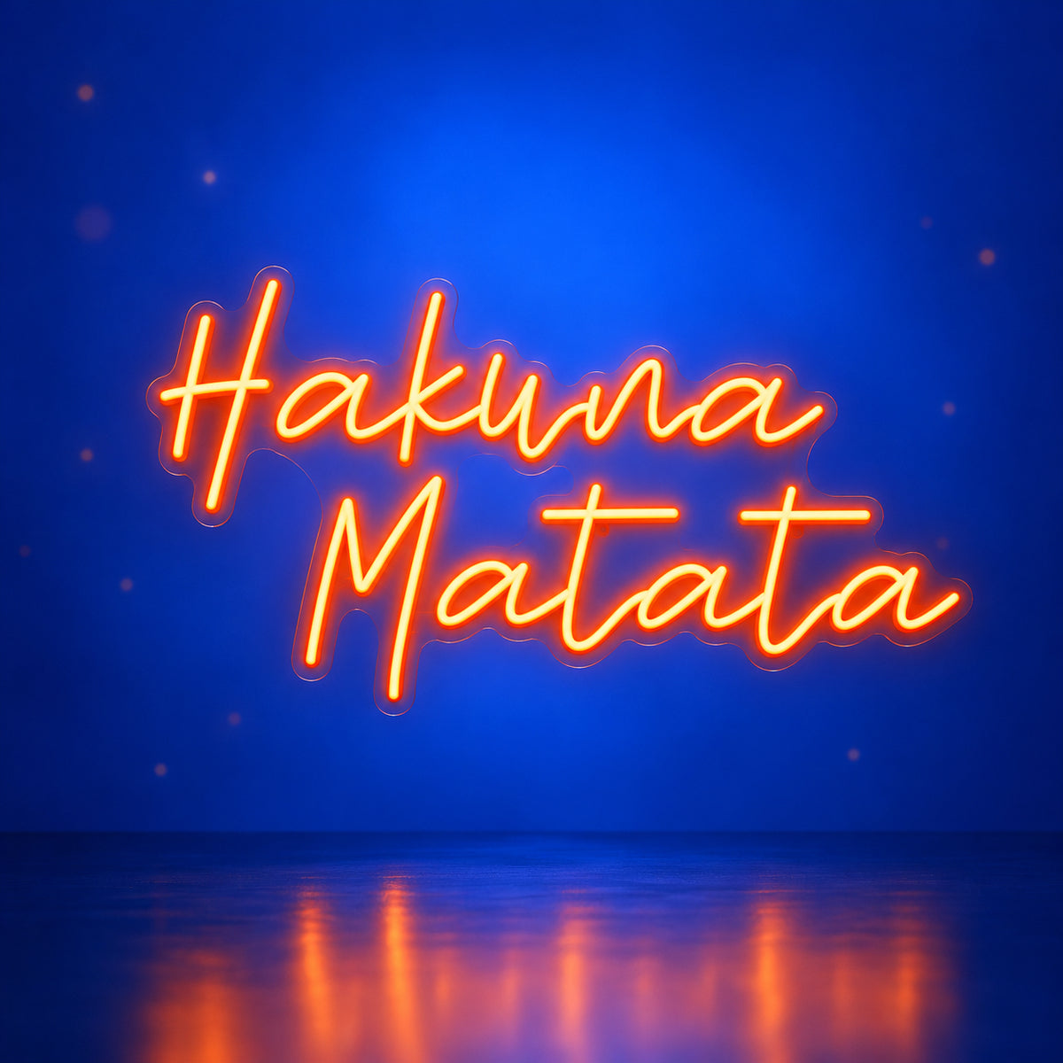 Hakuna Matata LED Neon Sign - Facebook Ad Image