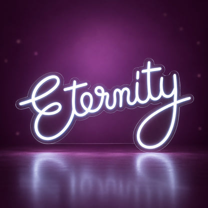 Eternity LED Neon Sign for Wedding Light Up Party Decor - Facebook Ad Image