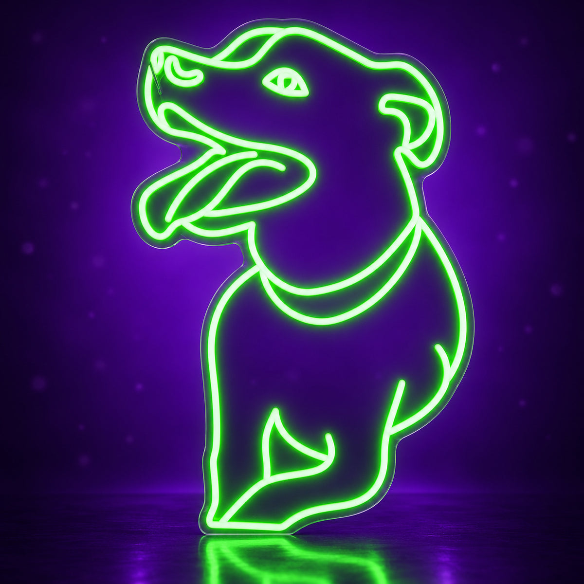 Dog LED Neon Sign for Storefront Light Up Business Decor - Facebook Ad Image