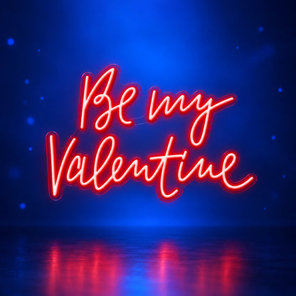 Be My Valentine Neon Sign - Facebook Ad Image