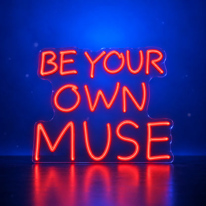Be Your Own Muse LED Neon Sign Dimmable Wall Light - Facebook Ad Image