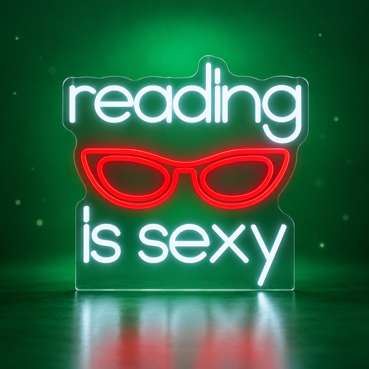 Reading Is Sexy Neon Sign - Facebook Ad Image