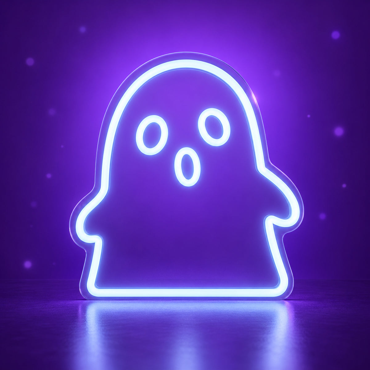 Ghost Boo Halloween Neon Sign - Facebook Ad Image