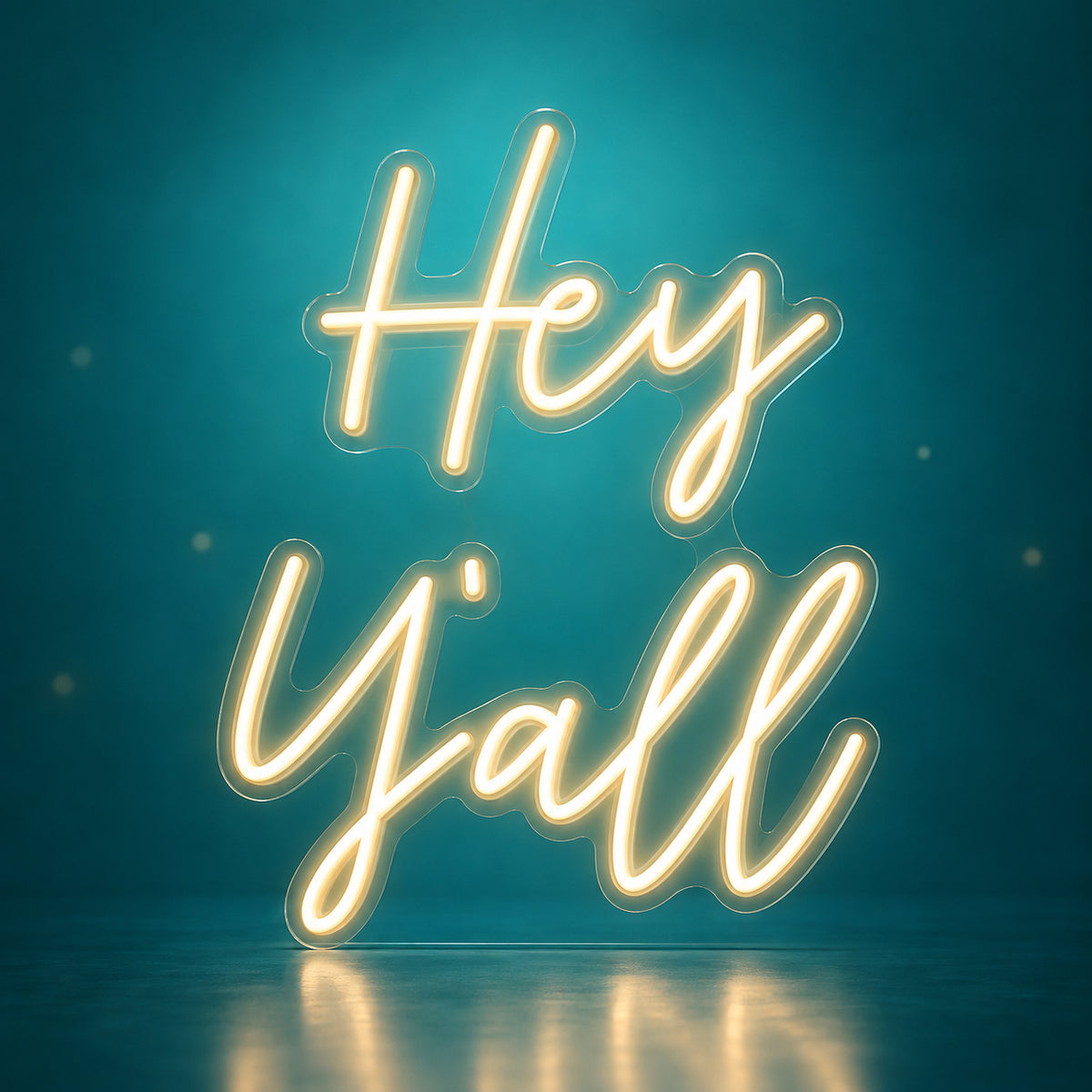 Hey Y’all LED Neon Sign - Facebook Ad Image