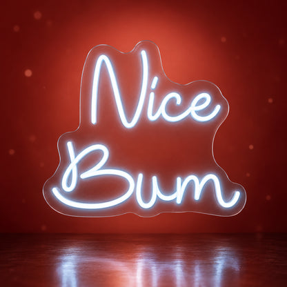 Nice Bum LED Neon Sign Dimmable Wall Light - Facebook Ad Image