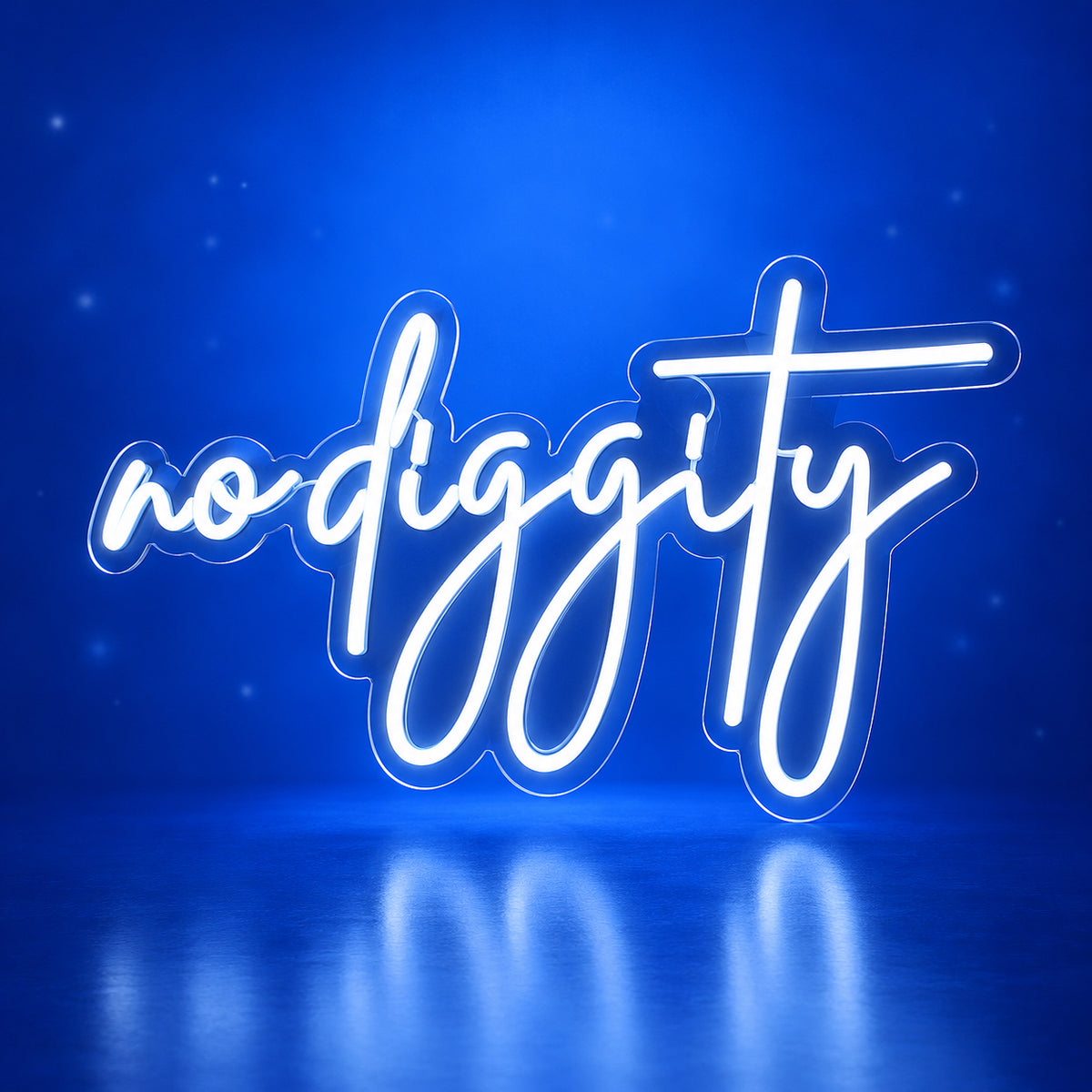No Diggity LED Neon Sign Dimmable Wall Light - Facebook Ad Image