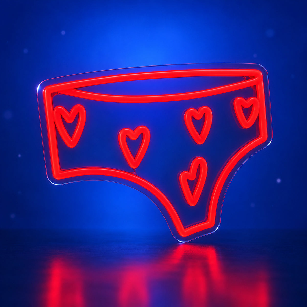 Heart Panty Neon Sign - Facebook Ad Image