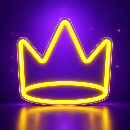 Crown LED Neon Sign for Photo Booth Light Up Party Decor - Facebook Ad Image