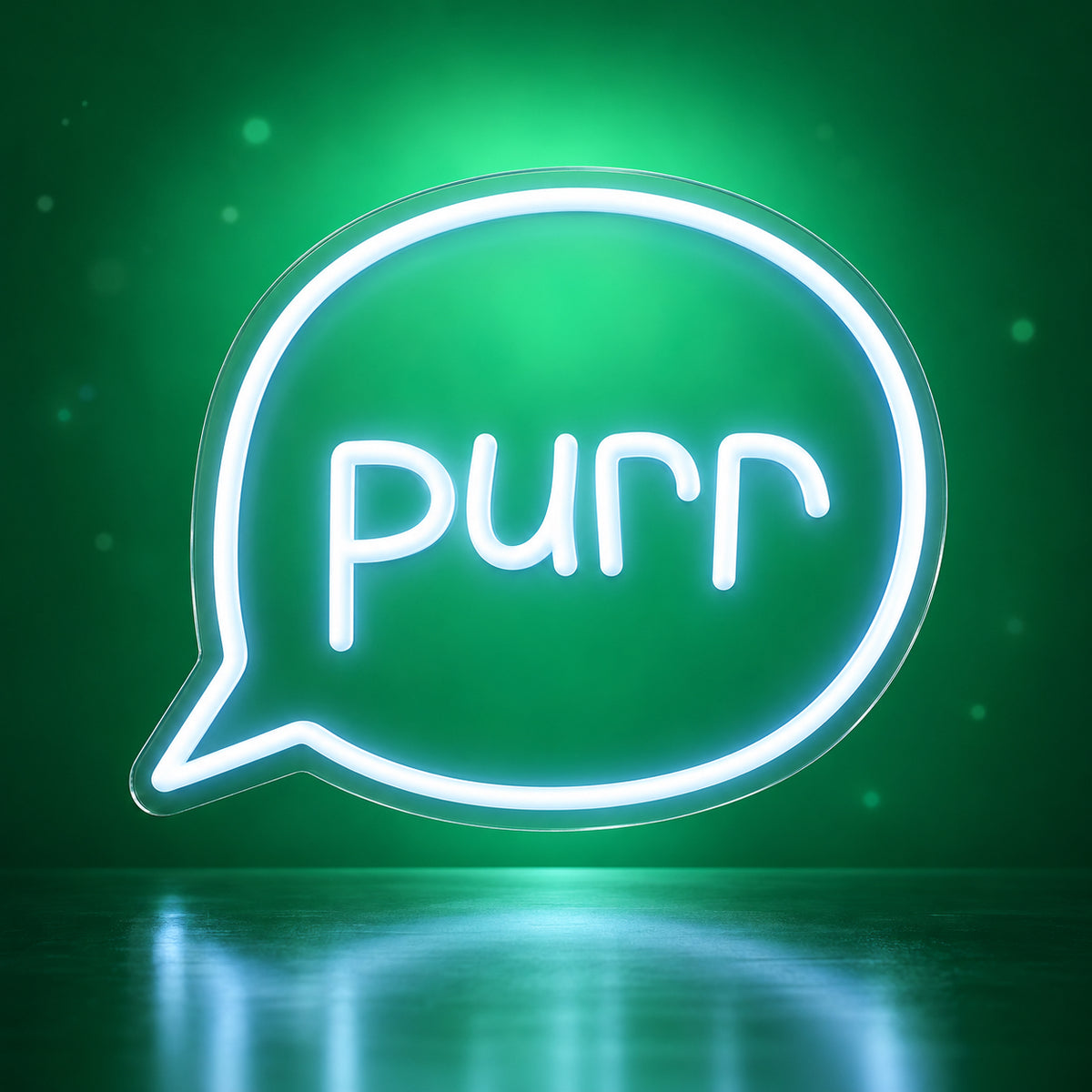Purr Cat LED Neon Sign Dimmable Wall Light - Facebook Ad Image