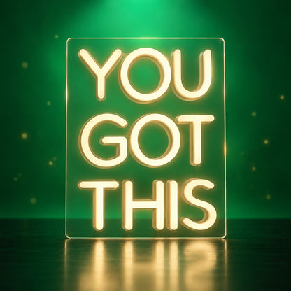 You Got This LED Neon Sign Boxed Caps Stack - Facebook Ad Image
