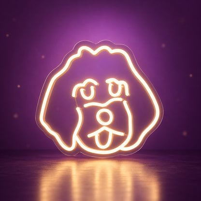 Puppy Dog LED Neon Sign Dimmable Wall Light - Facebook Ad Image