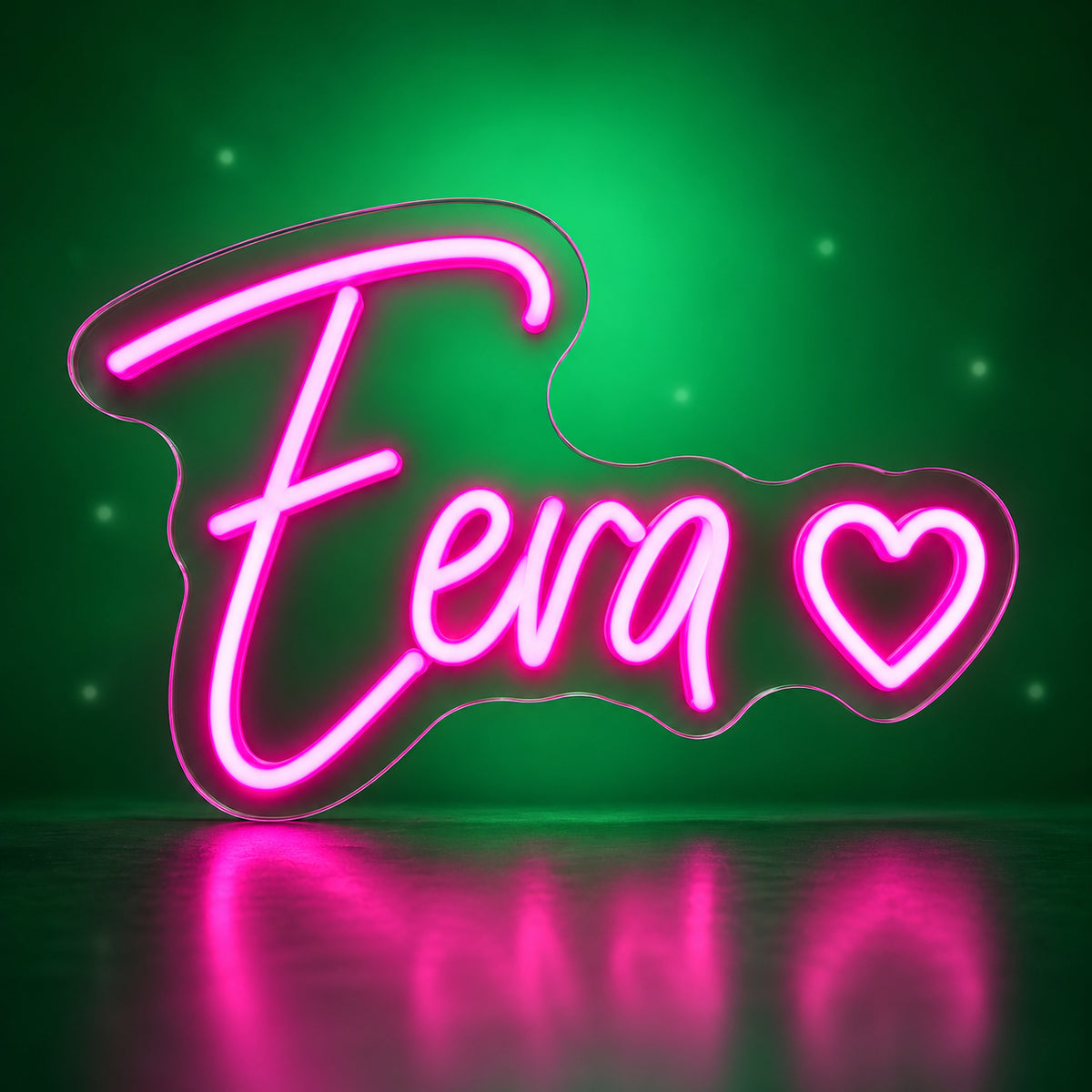 Eva Heart LED Neon Sign Dimmable Wall Light - Facebook Ad Image