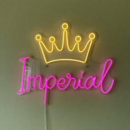 Imperial LED Neon Sign for Party Dimmable Backdrop Light - Facebook Ad Image