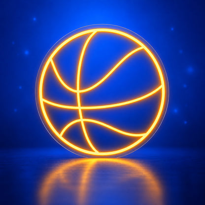 Basketball LED Neon Sign for Kids Room Dimmable Wall Decor - Facebook Ad Image