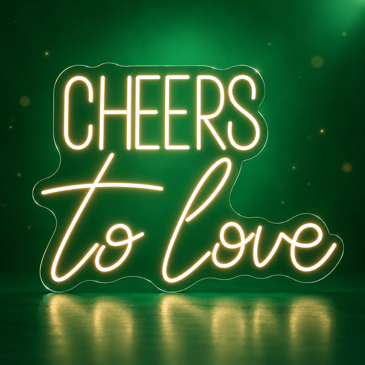 Cheers to Love LED Neon Sign for Kids Room Dimmable Wall Decor - Facebook Ad Image