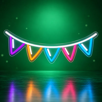 Colorful Flag LED Neon Sign - Facebook Ad Image