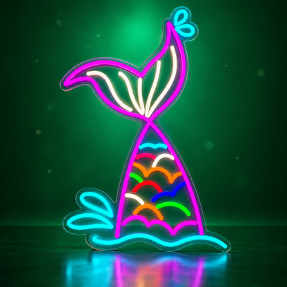 Mermaid LED Neon Sign - Facebook Ad Image